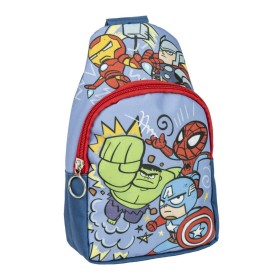 Zaino per Bambini The Avengers Borsa a Tracolla Azzurro 13 x 23 x 7 cm di The Avengers, Zainetti per bambini - Rif: S0738725,...