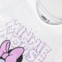 T shirt à manches courtes Enfant Minnie Mouse Blanc de Minnie Mouse, T-shirts - Réf : S0739555, Prix : 10,73 €, Remise : %