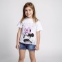 Maglia a Maniche Corte per Bambini Minnie Mouse Bianco di Minnie Mouse, T-shirt - Rif: S0739555, Prezzo: 10,73 €, Sconto: %