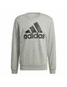 Sudadera sin Capucha Hombre Adidas Essential Big Logo Gris | Tienda24 Tienda24.eu