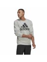 Sudadera sin Capucha Hombre Adidas Essential Big Logo Gris | Tienda24 Tienda24.eu