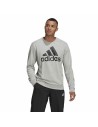 Sudadera sin Capucha Hombre Adidas Essential Big Logo Gris | Tienda24 Tienda24.eu