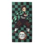 Beach Towel Demon Slayer Green 100 % polyester 70 x 140 cm | Tienda24 - Global Online Shop Tienda24.eu