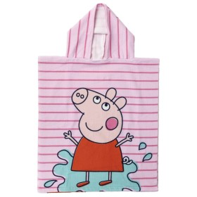 Poncho-Toalha com Capuz Peppa Pig Cor de Rosa 50 x 115 cm de Peppa Pig, Toalhas - Ref: S0740038, Preço: 7,13 €, Desconto: %