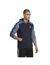 Felpa con Cappuccio Uomo Adidas Mélange French Terry Blu scuro da Adidas, Uomo - Ref: S6488208, Precio: 51,17 €, Descuento: %