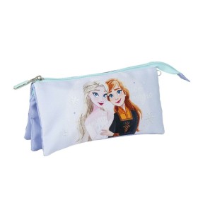 Dreifaches Mehrzweck-Etui Frozen Lila 11,5 x 2 x 22,5 cm von Frozen, Federmäppchen - Ref: S0740208, Preis: 8,43 €, Rabatt: %