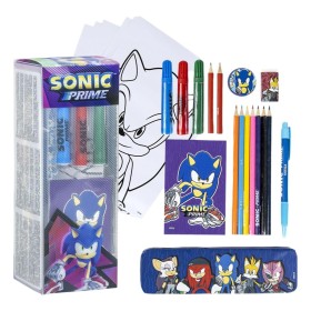 Papierwaren-Set Sonic Blau 24 Stücke von Sonic, Schulschreibsets - Ref: S0740234, Preis: 8,13 €, Rabatt: %