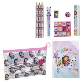 Crayons Gabby's Dollhouse Rose 10 % Plastique de Gabby's Dollhouse, Craies grasses - Réf : S0740451, Prix : 6,78 €, Remise : %