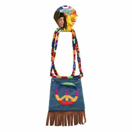 Bolso Hippie (19 x 18 cm) de BigBuy Carnival, Disfraces con accesorios - Ref: S1122036, Precio: 5,24 €, Descuento: %