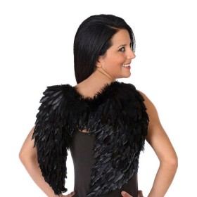 Ailes (45 x 30 cm) Noire de BigBuy Carnival, Capes et ailes - Réf : S1122400, Prix : 7,74 €, Remise : %