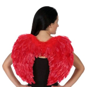 Ailes (56 x 53 cm) Rouge de BigBuy Carnival, Capes et ailes - Réf : S1122401, Prix : 7,74 €, Remise : %