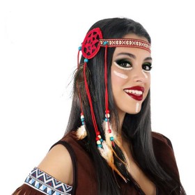 Kopfputz 112283 Rot Indianer von BigBuy Carnival, Sets & Kits - Ref: S1124190, Preis: 4,19 €, Rabatt: %