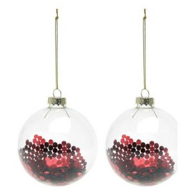 Bolas de Navidad (2 pcs) 119803 de BigBuy Christmas, Navidad - Ref: S1125185, Precio: 2,15 €, Descuento: %