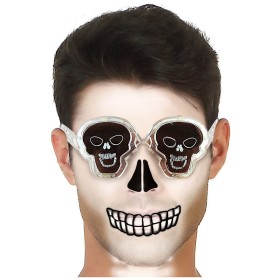 Óculos Branco Halloween de BigBuy Carnival, Disfarces com acessórios - Ref: S1129941, Preço: 4,44 €, Desconto: %