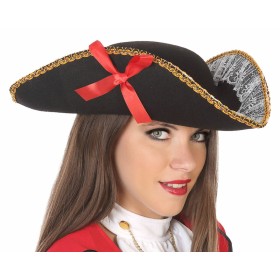 Chapéu Preto Unissexo adultos Piratas de BigBuy Carnival, Chapéus de sol - Ref: S1129995, Preço: 4,24 €, Desconto: %