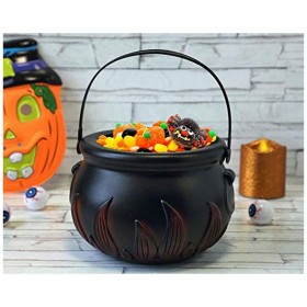 Pentola Nero 17 cm Strega Halloween di BigBuy Party, Decorazioni per Halloween - Rif: S1130580, Prezzo: 4,40 €, Sconto: %