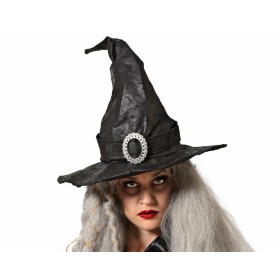 Chapeau Noir Sorcière Adultes de BigBuy Carnival, Chapeaux de chasse - Réf : S1130879, Prix : 6,22 €, Remise : %