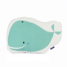 Cushion HappyFriday Moshi Moshi Multicolour Whale 40 x 30 cm by HappyFriday, Cushions - Ref: D1609681, Price: 12,39 €, Discou...