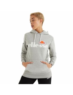 Women’s Sweatshirt without Hood Reebok Training Supply Crew Light grey | Tienda24 Tienda24.eu