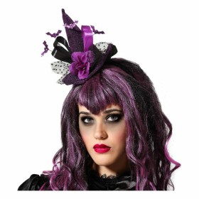 Hat Witch Purple Multicolour by BigBuy Carnival, Hunting Hats - Ref: S1132499, Price: 4,04 €, Discount: %