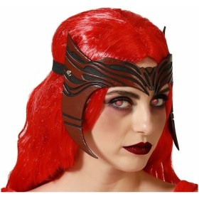 Mask Red Female Warrior Halloween by BigBuy Carnival, Masks - Ref: S1132682, Price: 7,94 €, Discount: %