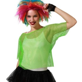 Camiseta de Manga Corta Mujer Rejilla Verde de BigBuy Fashion, Camisetas - Ref: S1133870, Precio: 4,92 €, Descuento: %