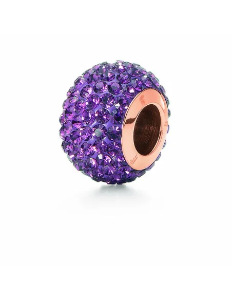 Ladies' Beads Folli Follie 3P0T023RX Purple 1 cm | Tienda24 Tienda24.eu