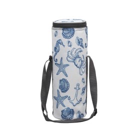 Bottle Cooler Bag Blue 2 L Navy by BigBuy Outdoor, Refrigerators - Ref: S1134702, Price: 4,20 €, Discount: %