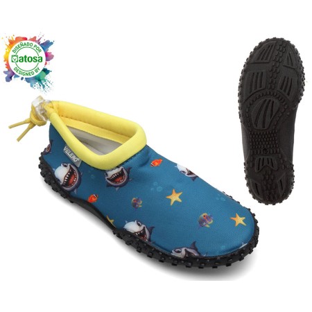 Children's Socks Blue Shark by BigBuy Sport, Diving Socks - Ref: S1136630, Price: 5,48 €, Discount: %