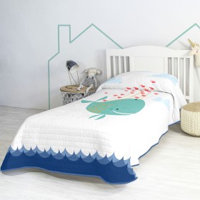 Bedspread (quilt) Home ESPRIT White 240 x 260 cm | Tienda24 - Global Online Shop Tienda24.eu