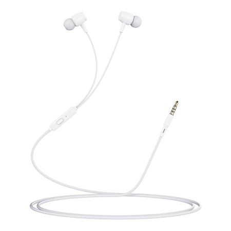 Casque bouton Contact IPX3 Blanc de Contact, Écouteurs et accessoires - Réf : S1906606, Prix : 7,38 €, Remise : %