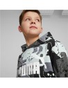 Sudadera con Capucha Niño Puma Essentials+ Street Art Negro Gris | Tienda24 Tienda24.eu