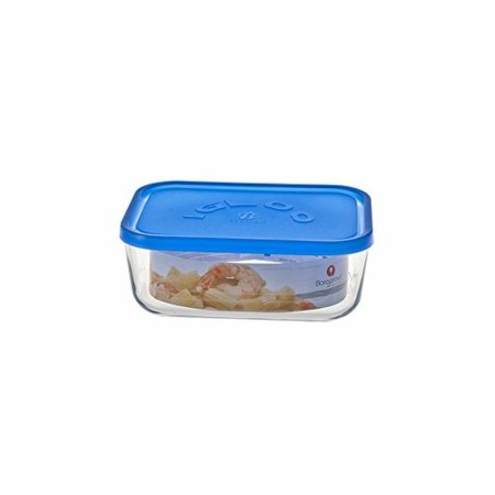 Boîte à lunch Borgonovo Igloo Bleu Rectangulaire 400 ml 13,5 x 9,5 x 6,5 cm 19 x 13,5 x 7,2 cm de Borgonovo, Stockage des ali...