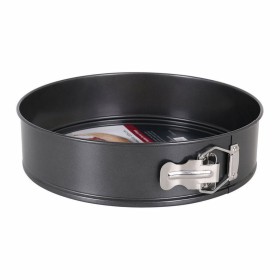 Molde Desmontável Quttin Aço com carbono Preto (Ø 26 cm) de Quttin, Formas para tartes e biscoitos - Ref: S2207901, Preço: 6,...