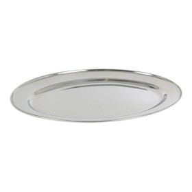 Serving Platter Quttin Stainless steel Oval (40 x 27,2 cm) by Quttin, Plates and dishes - Ref: S2209277, Price: 4,11 €, Disco...