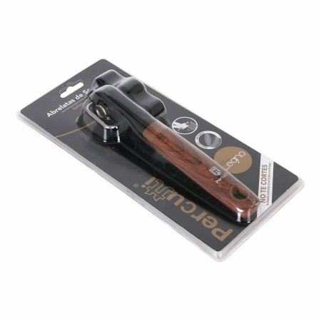 Ouvre-boîte Percutti Legno Noir Marron (17 x 13 x 5 cm) de Percutti, Ouvre-boîtes manuels - Réf : S2211345, Prix : 5,72 €, Re...