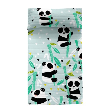 Steppdecke HappyFriday Moshi Moshi Blau 180 x 260 cm Pandaknochen von HappyFriday, Tagesdecken - Ref: D1609714, Preis: 122,54...