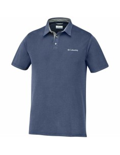 Polo de Manga Corta Hombre Champion Azul marino | Tienda24 Tienda24.eu