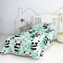 Bedspread (quilt) HappyFriday Moshi Moshi Blue 180 x 260 cm Panda bear by HappyFriday, Patchwork Quilts & Coverlets - Ref: D1...