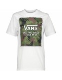 Herren Kurzarm-T-Shirt Vans Camo Check Weiß | Tienda24 Tienda24.eu