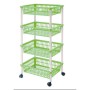 Vegetable trolley Tontarelli Mito 4 Green 40 x 29 x 62 cm by Tontarelli, Shelves and supports - Ref: S2215916, Price: 13,19 €...