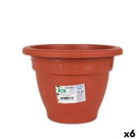 Plant pot Dem Squares Circular Brown 18 x 13,3 cm (6 Units) by Dem, Flower Pots - Ref: S2228440, Price: 4,63 €, Discount: %