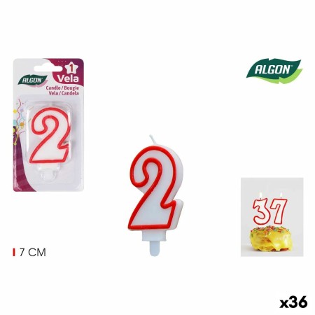 Ensemble de Bougies Algon Rouge (36 Unités) de Algon, Jeux - Réf : S2229279, Prix : 8,52 €, Remise : %