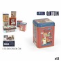 Tin Quttin Metal 10,5 x 10,5 x 14 cm (12 Units) by Quttin, Food storage - Ref: S2231365, Price: 32,98 €, Discount: %