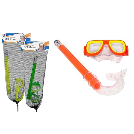 Masque de Plongée avec Tube pour Enfants Colorbaby Junior AquaSport de Colorbaby, Lunettes - Réf : S2406225, Prix : 4,55 €, R...