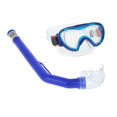 Occhialini da Snorkeling e Boccaglio per Bambini Junior Colorbaby Azzurro Nero di Colorbaby, Tubi - Rif: S2406226, Prezzo: 6,...