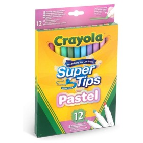 Set de Rotuladores Pastel Crayola Lavable (12 uds) de Crayola, Materiales de dibujo - Ref: S2411026, Precio: 4,92 €, Descuent...