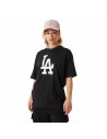 Camisola de Manga Curta Mulher New Era Essentials LA Dodgers | Tienda24 Tienda24.eu