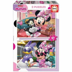 Puzzle Educa Minnie (2 x 20 pcs) de Educa, Puzzles classiques - Réf : S2415833, Prix : 8,99 €, Remise : %