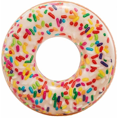 Rueda Hinchable Intex Donut Blanco 99 x 25 cm de Intex, Colchonetas y juguetes hinchables - Ref: S2416750, Precio: 8,00 €, De...